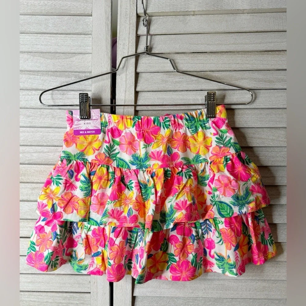 Tommy Bahama Floral Multicolor Skort. Shorts. NWT. Size 7/8 Coastal Chic